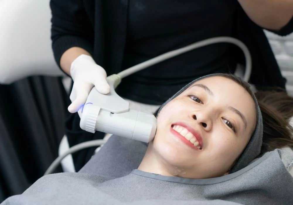 HIFU treatment Acton in progress