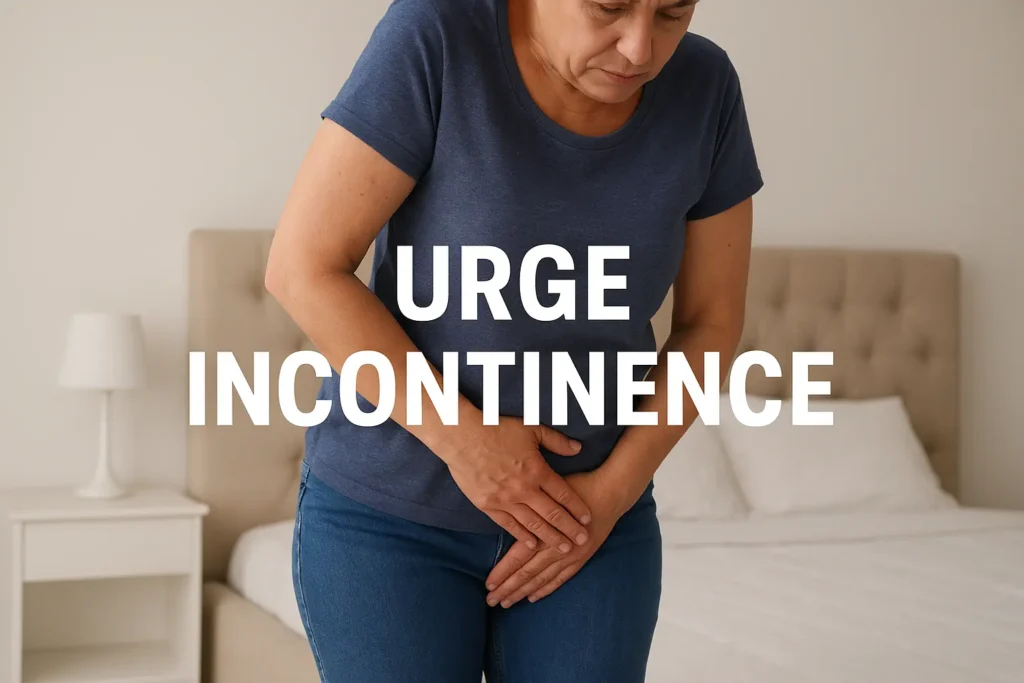 how to manage urge incontinence Acton symptoms