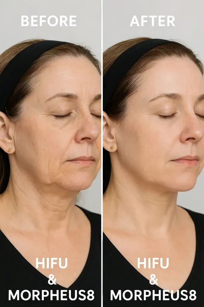 HIFU & Morpheus8 treatment results Acton - book in today!